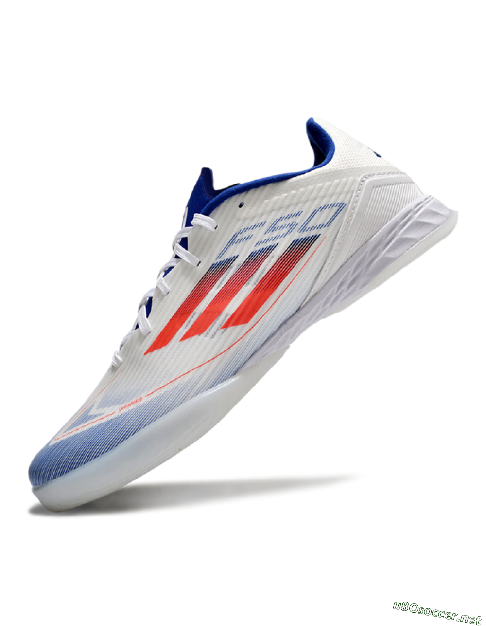 Unisex Adidas F50 Elite IC Football Shoes - Blue/White/Red 5