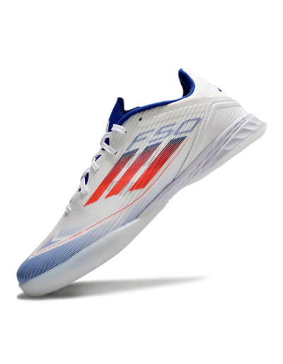 Unisex Adidas F50 Elite IC Football Shoes - Blue/White/Red