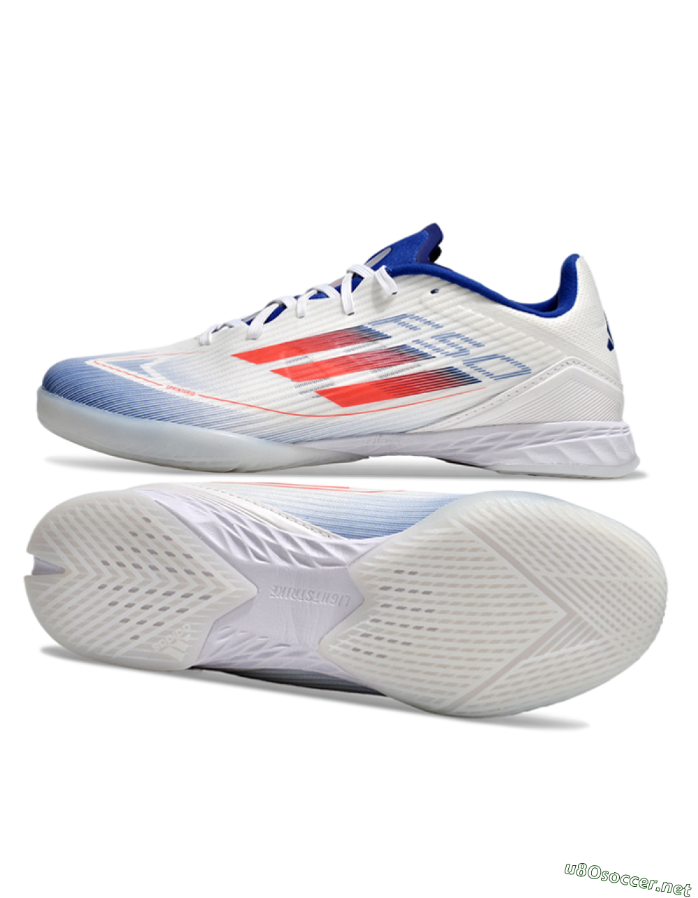 Unisex Adidas F50 Elite IC Football Shoes - Blue/White/Red 1