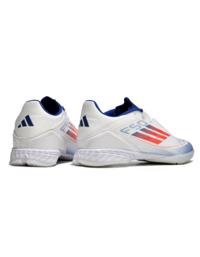 Unisex Adidas F50 Elite IC Football Shoes - Blue/White/Red