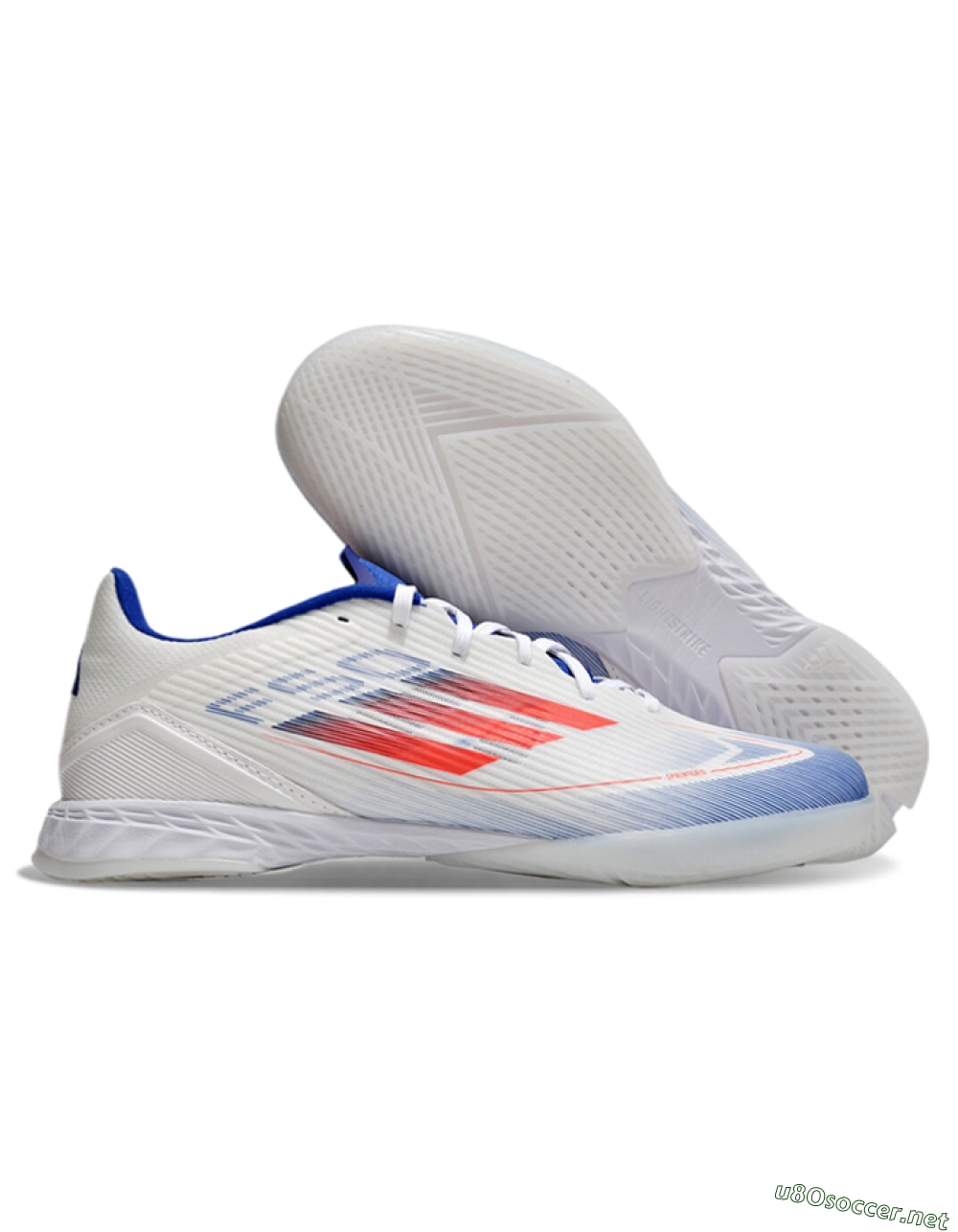 Unisex Adidas F50 Elite IC Football Shoes - Blue/White/Red 2