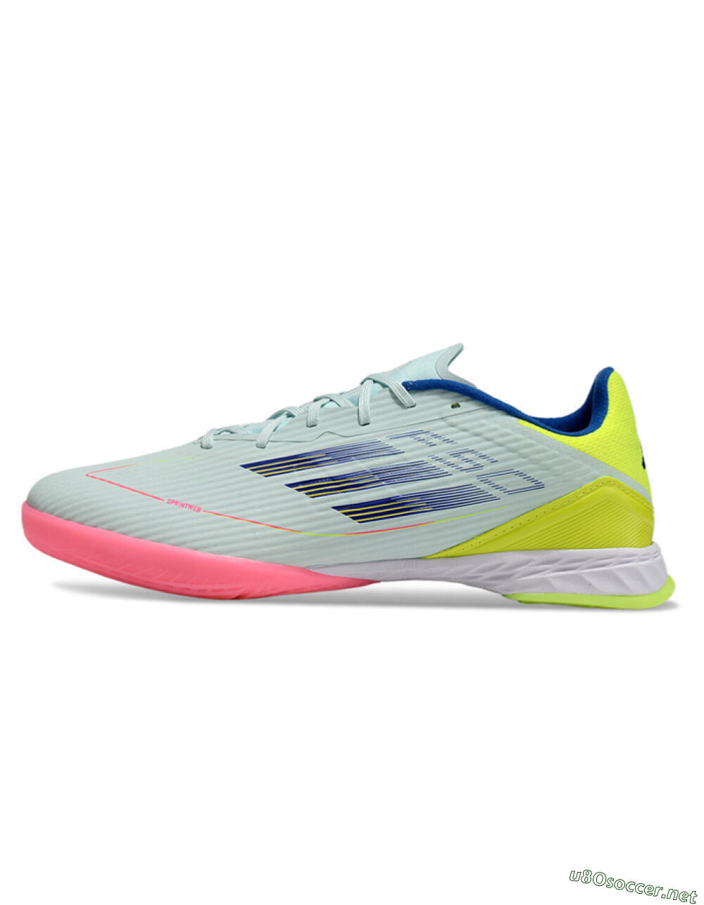 Unisex Adidas F50 Elite IC Football Shoes - Jade/Blue/Yellow 0