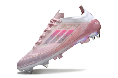Men's Adidas F50 Elite 304 SG Football Boots - Pink/Gold/White