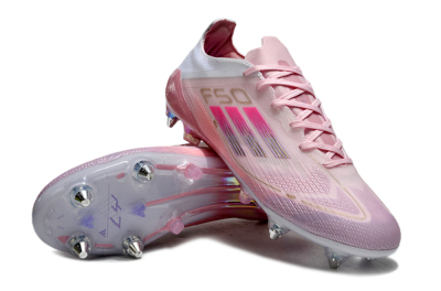 Men's Adidas F50 Elite 304 SG Football Boots - Pink/Gold/White