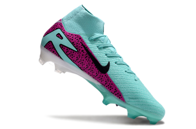 Unisex Nike Air Zoom Mercurial Superfly 10 Elite FG Football Boots - Jade/Black/Purple