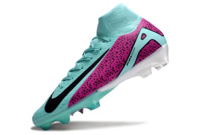 Unisex Nike Air Zoom Mercurial Superfly 10 Elite FG Football Boots - Jade/Black/Purple