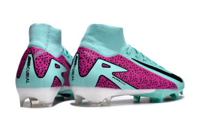 Unisex Nike Air Zoom Mercurial Superfly 10 Elite FG Football Boots - Jade/Black/Purple