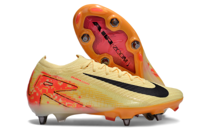 Men's Nike Air Zoom Mercurial Vapor 16 Elite SG Football Boots - Yellow/Black/Red
