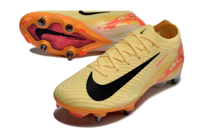 Men's Nike Air Zoom Mercurial Vapor 16 Elite SG Football Boots - Yellow/Black/Red