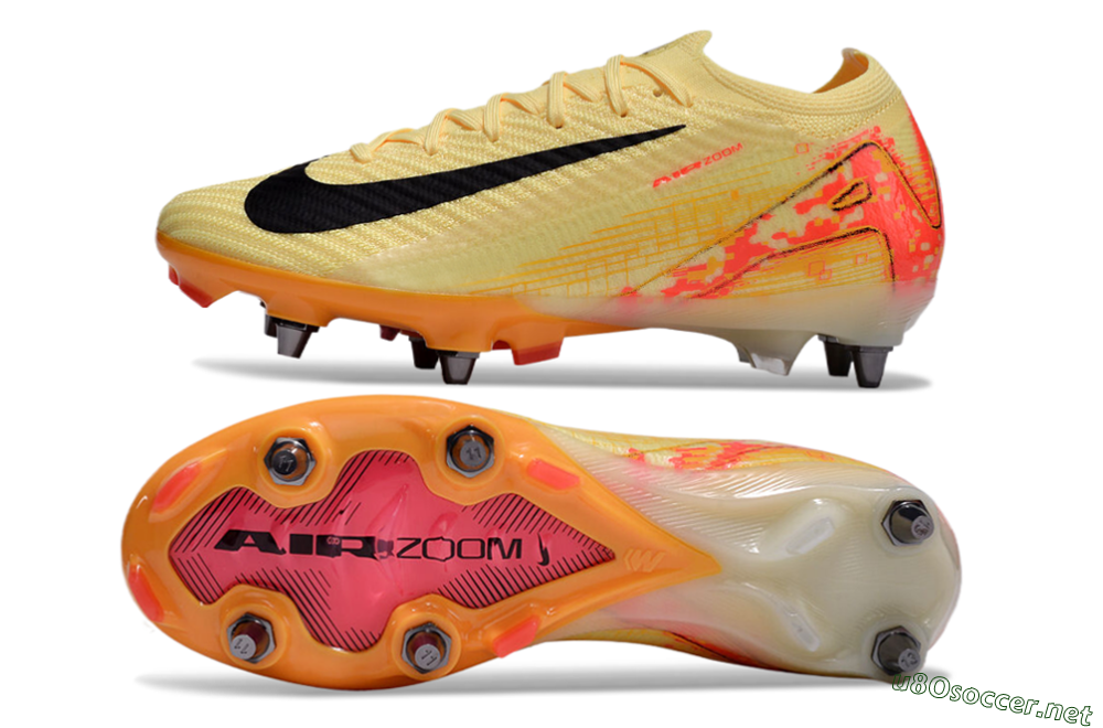 Men's Nike Air Zoom Mercurial Vapor 16 Elite SG Football Boots - Yellow/Black/Red 1