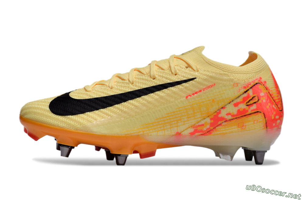 Men's Nike Air Zoom Mercurial Vapor 16 Elite SG Football Boots - Yellow/Black/Red 0