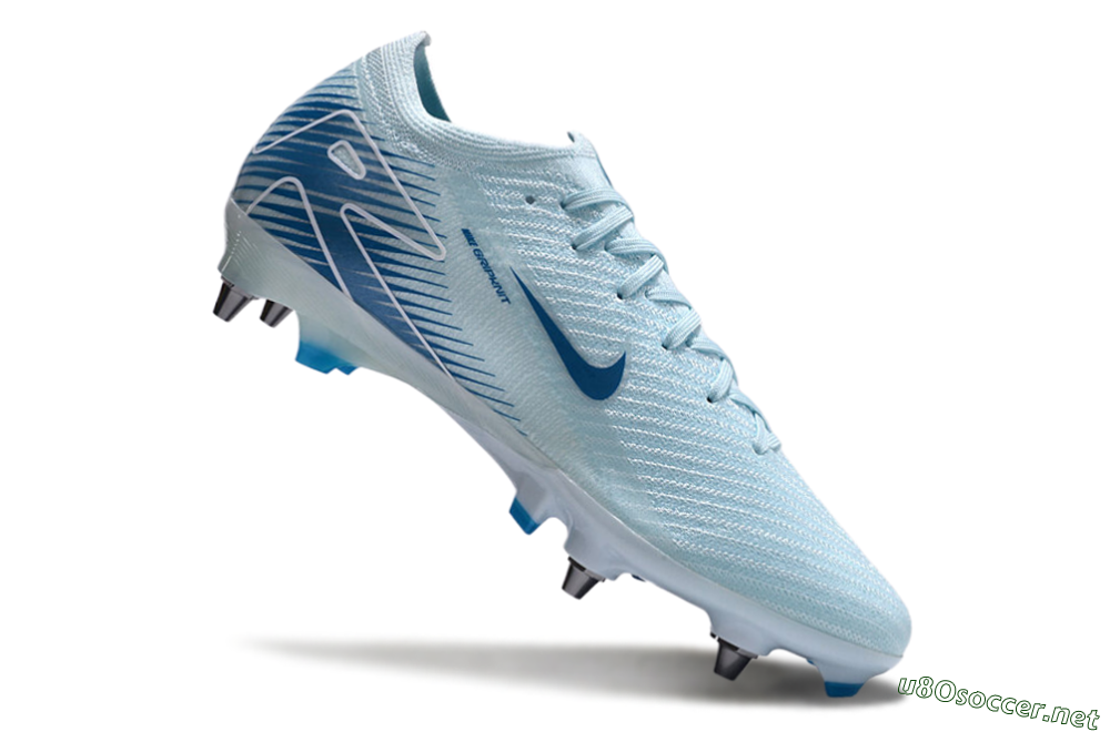 Men's Nike Air Zoom Mercurial Vapor 16 Elite SG Football Boots - Jade/Blue/White 4