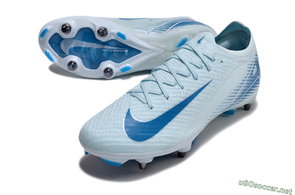 Men's Nike Air Zoom Mercurial Vapor 16 Elite SG Football Boots - Jade/Blue/White 3
