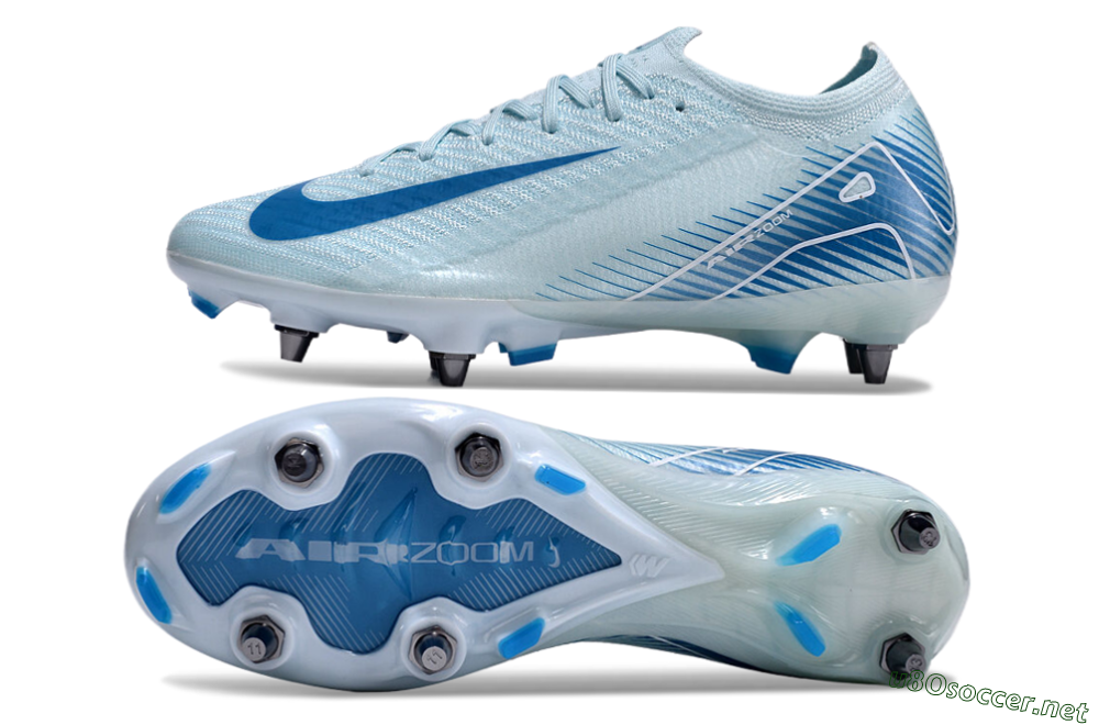 Men's Nike Air Zoom Mercurial Vapor 16 Elite SG Football Boots - Jade/Blue/White 1