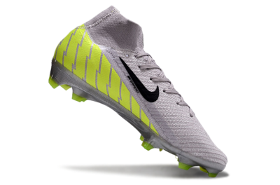 Unisex Nike Air Zoom Mercurial Superfly 10 Elite FG Football Boots - Grey/Black/Yellow