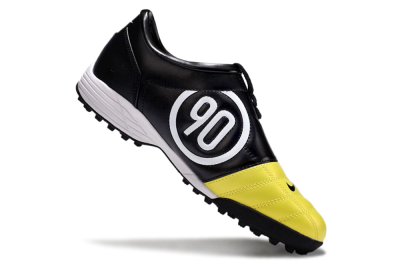 Men's Nike Total 90 II TF Football Shoes - Yellow/Black/White