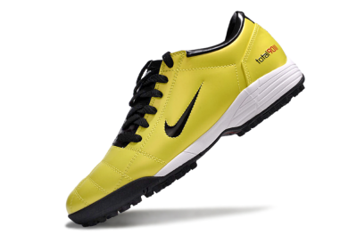 Men's Nike Total 90 II TF Football Shoes - Yellow/Black/White