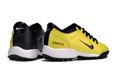 Men's Nike Total 90 II TF Football Shoes - Yellow/Black/White