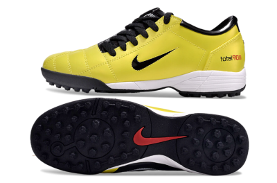 Men's Nike Total 90 II TF Football Shoes - Yellow/Black/White
