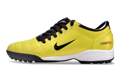 Men's Nike Total 90 II TF Football Shoes - Yellow/Black/White