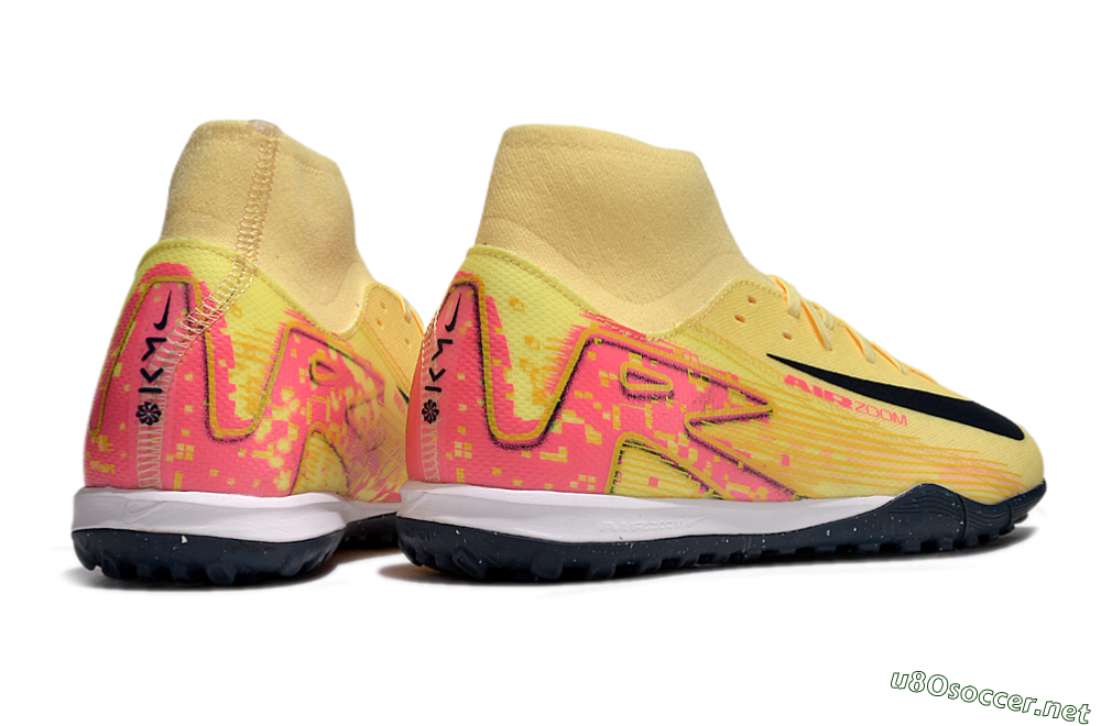 Men's Nike Air Zoom Mercurial Superfly 10 Elite TF Football Shoes - Yellow/Black/Red 6