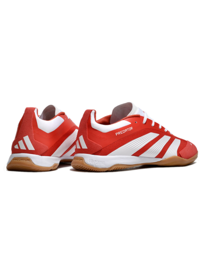 Unisex Adidas Predator 24 Elite IC Football Shoes - Red/White/Brown