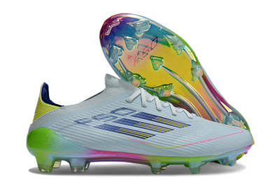 Unisex Adidas F50 Elite FG Football Boots - Jade/Blue/Yellow