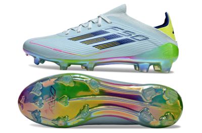 Unisex Adidas F50 Elite FG Football Boots - Jade/Blue/Yellow