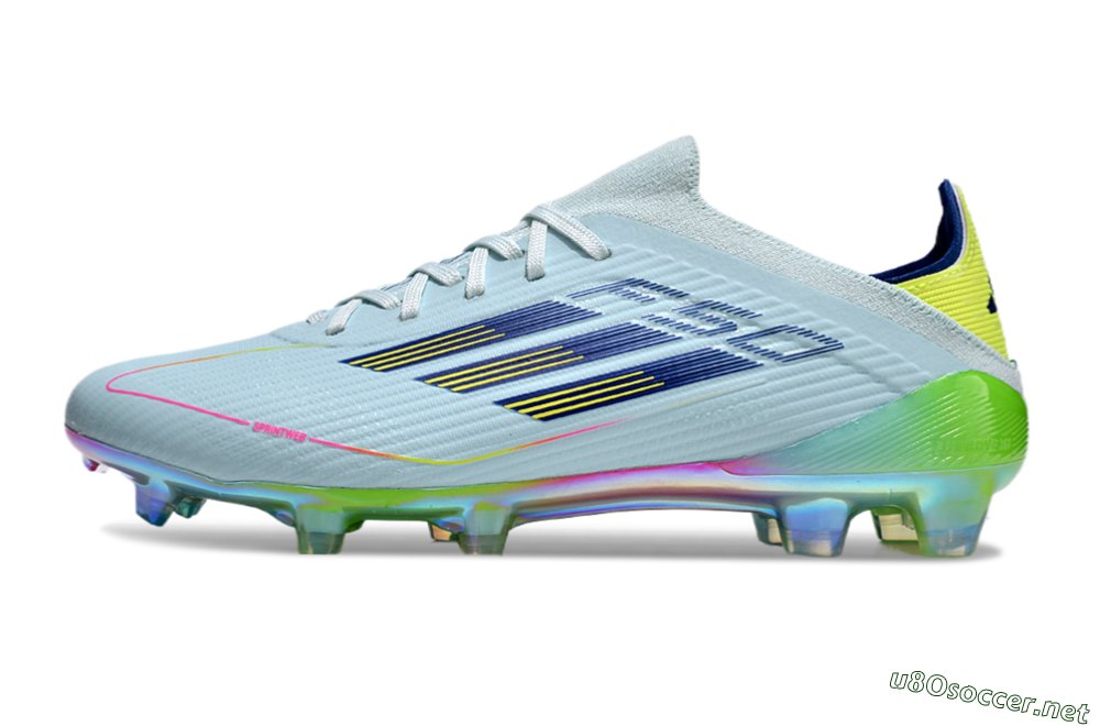 Unisex Adidas F50 Elite FG Football Boots - Jade/Blue/Yellow 0