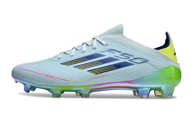 Unisex Adidas F50 Elite FG Football Boots - Jade/Blue/Yellow