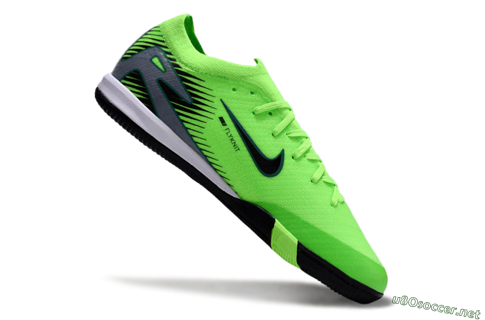 Unisex Nike Air Zoom Mercurial Vapor 16 Elite IC Football Shoes - Yellow/Black/Silver 5