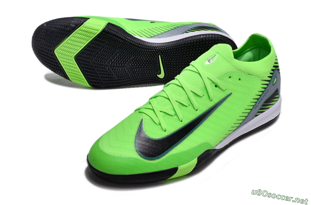 Unisex Nike Air Zoom Mercurial Vapor 16 Elite IC Football Shoes - Yellow/Black/Silver 3