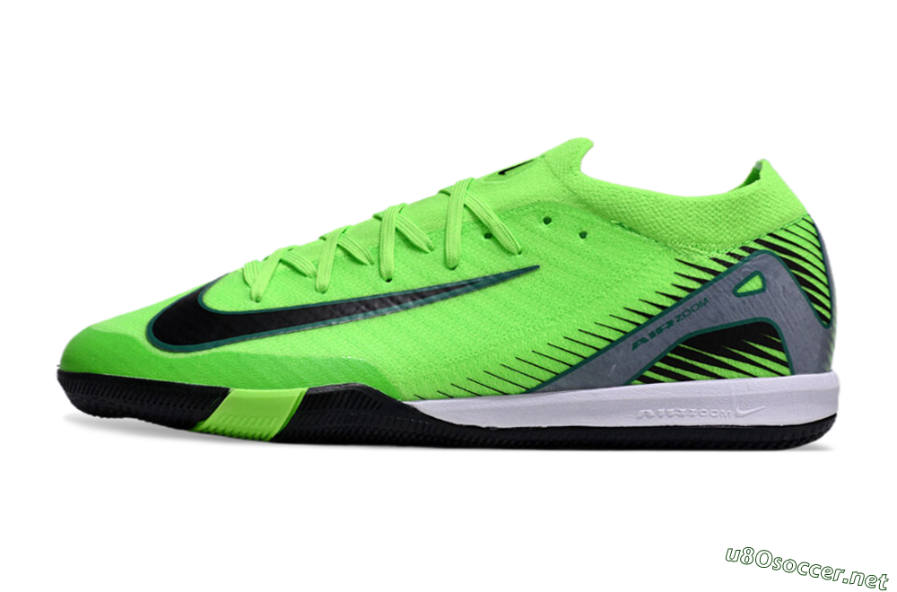 Unisex Nike Air Zoom Mercurial Vapor 16 Elite IC Football Shoes - Yellow/Black/Silver 0