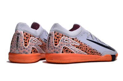 Unisex Nike Air Zoom Mercurial Vapor 16 Elite IC Football Shoes - White/Black/Leopard