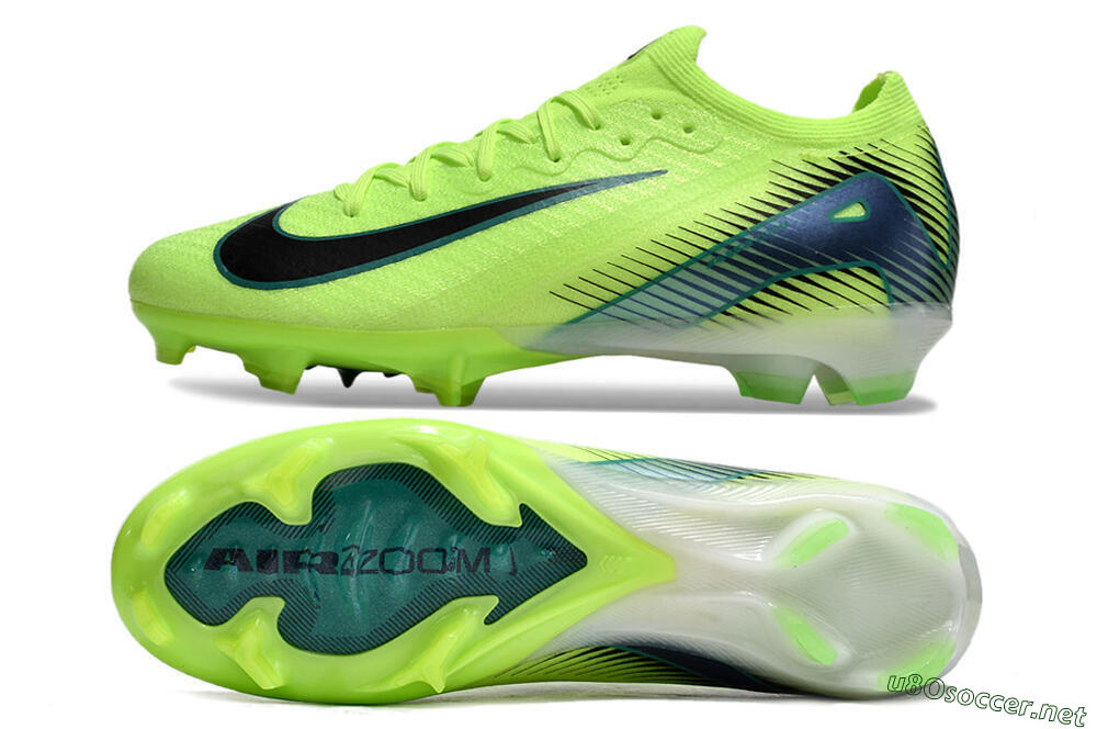 Men's Nike Air Zoom Mercurial Vapor 16 Elite FG Football Boots - Yellow/Green/Blue 1