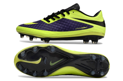 Men's Nike Hypervenom Phantom FG Football Boots - Purple/Yellow/Black
