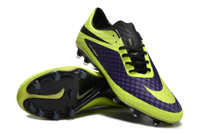 Men's Nike Hypervenom Phantom FG Football Boots - Purple/Yellow/Black