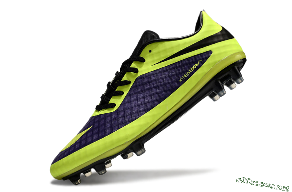 Men's Nike Hypervenom Phantom FG Football Boots - Purple/Yellow/Black 5