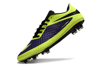 Men's Nike Hypervenom Phantom FG Football Boots - Purple/Yellow/Black