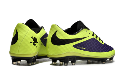 Men's Nike Hypervenom Phantom FG Football Boots - Purple/Yellow/Black