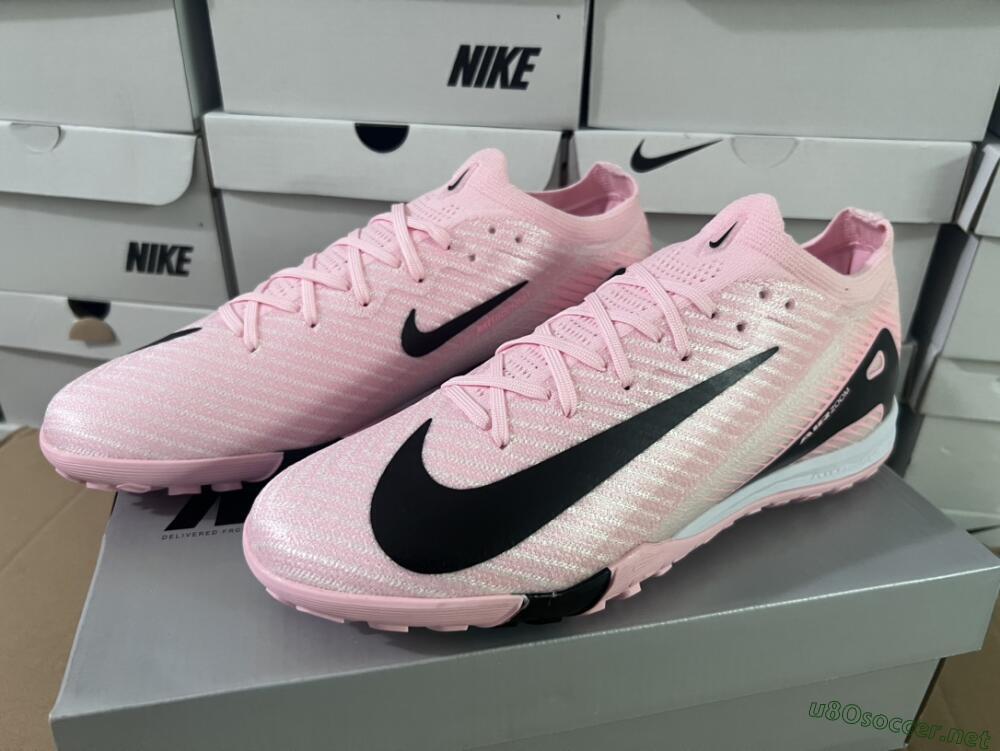Unisex Nike Air Zoom Mercurial Vapor 16 Elite TF Football Shoes - Pink/Black/White