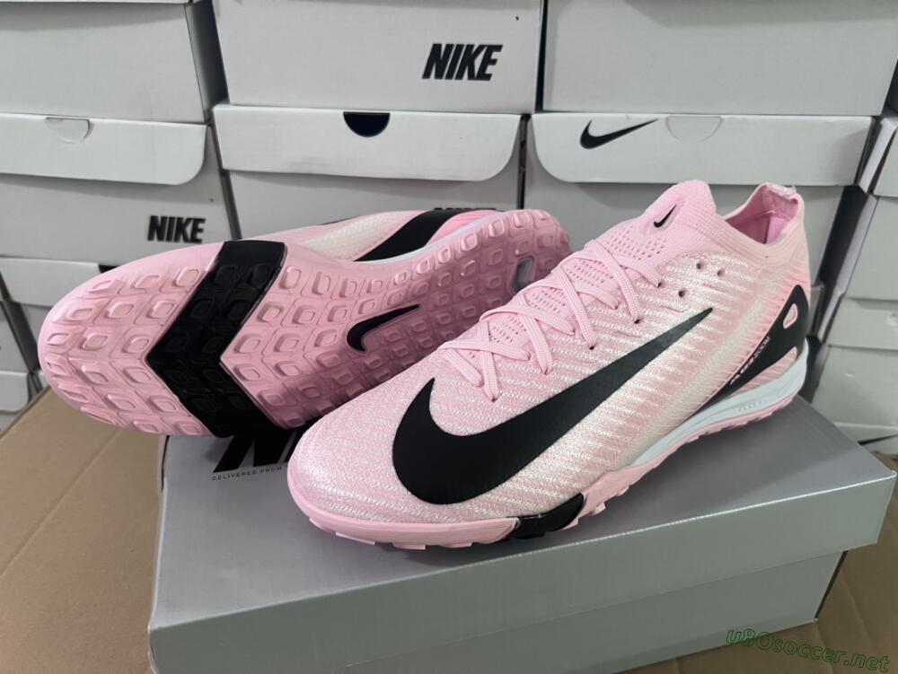 Unisex Nike Air Zoom Mercurial Vapor 16 Elite TF Football Shoes - Pink/Black/White