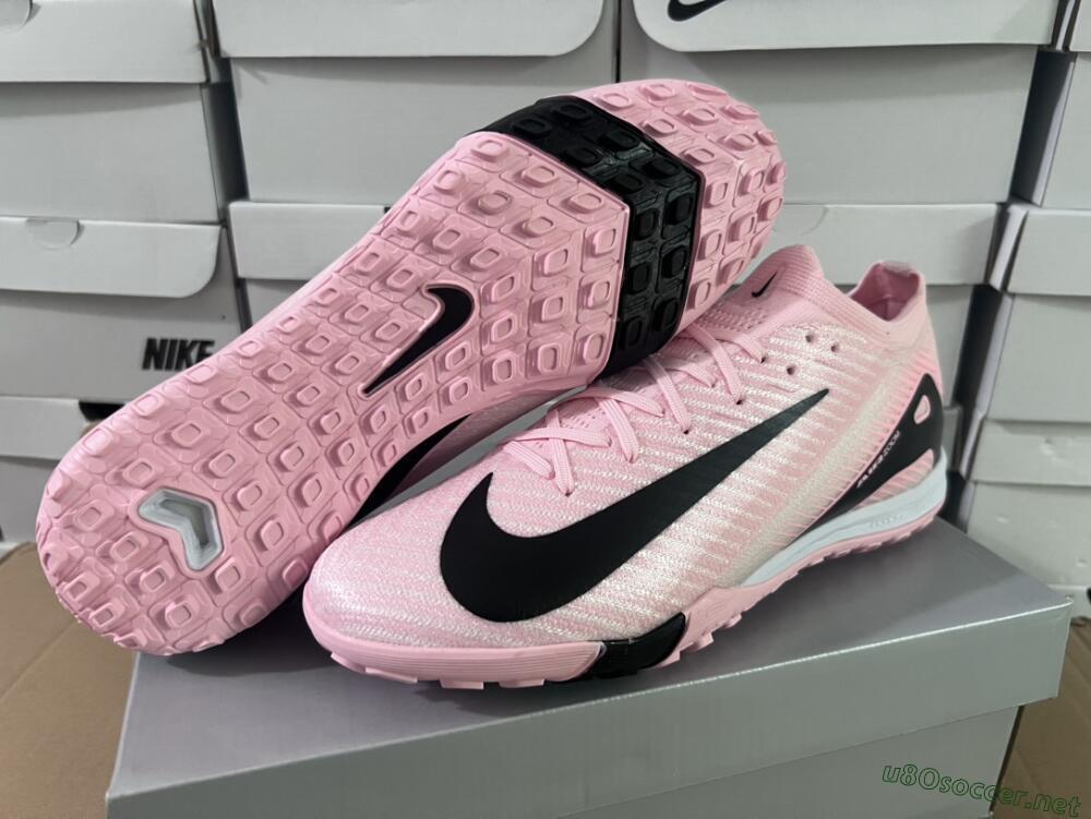 Unisex Nike Air Zoom Mercurial Vapor 16 Elite TF Football Shoes - Pink/Black/White