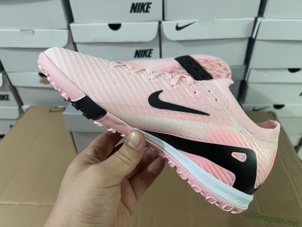 Unisex Nike Air Zoom Mercurial Vapor 16 Elite TF Football Shoes - Pink/Black/White