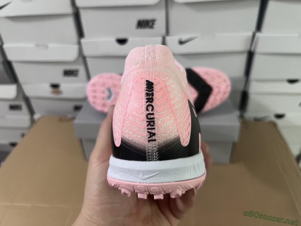 Unisex Nike Air Zoom Mercurial Vapor 16 Elite TF Football Shoes - Pink/Black/White