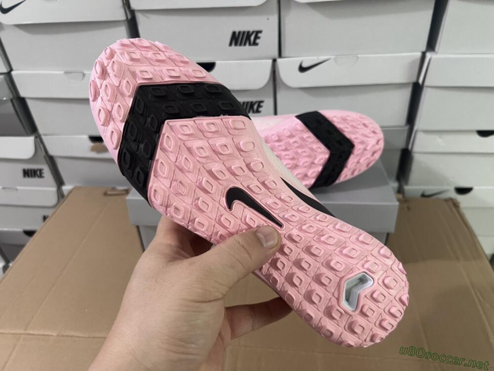 Unisex Nike Air Zoom Mercurial Vapor 16 Elite TF Football Shoes - Pink/Black/White