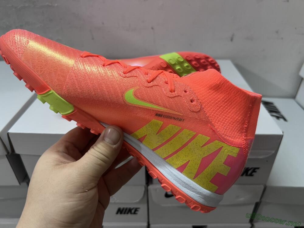 Unisex Nike Air Zoom Mercurial Superfly 9 Elite TF Football Shoes - Red/Yellow/White