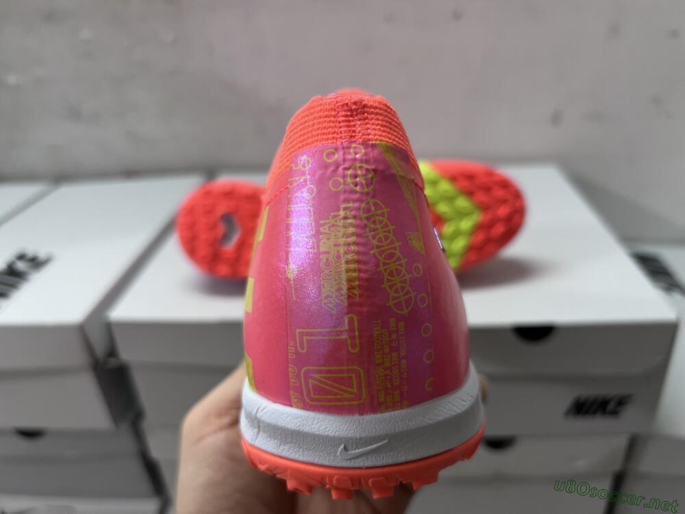 Unisex Nike Air Zoom Mercurial Vapor 15 Elite TF Football Shoes - Red/Yellow/White