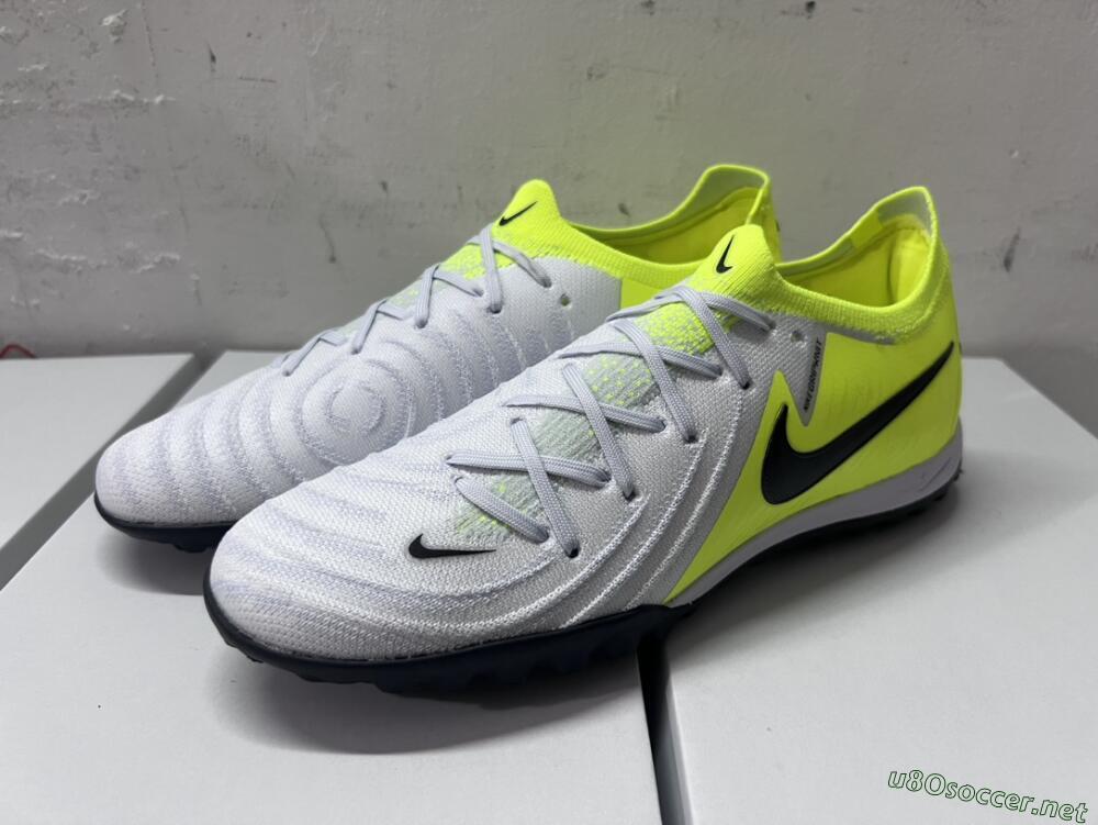 Unisex Nike Phantom Luna Elite TF Football Shoes - Grey/Yellow/Black