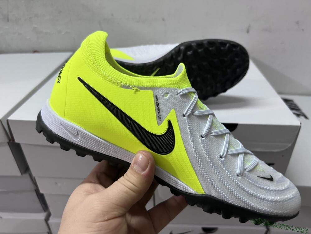 Unisex Nike Phantom Luna Elite TF Football Shoes - Grey/Yellow/Black